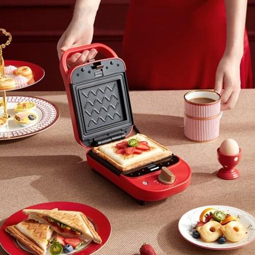 650W Electric Sandwich Maker Waffle Maker Toaster Baking Multifunction Breakfast Machine Takoyaki Donuts Sandwichera 220V