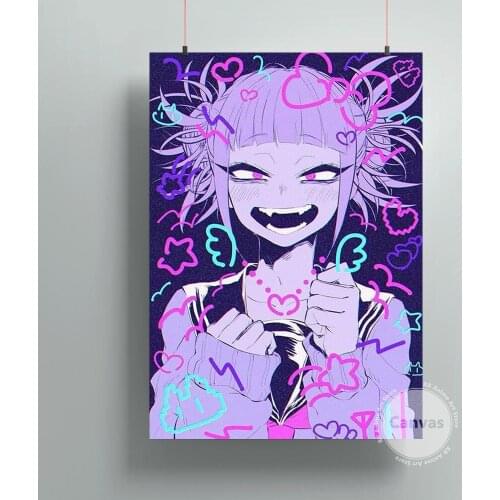 Canvas Anime Himiko My Hero Academia Pictures Home Manga Decoration Paintings Poster HD Prints Wall Art Modular Living Room