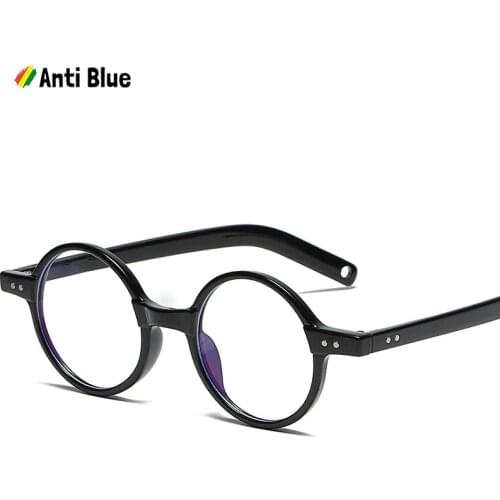 JackJad 2021 Vintage Classic Round Style Anti Blue Ray Eyewear Frame Ultralight TR90 Computer Gaming Glasses Eyeglasses TR2067