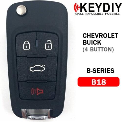 KEYDIY KD B18 Blank Car Key For KD900/KD-X2 Key Programmer B Series Remote Control,5pcs/lot