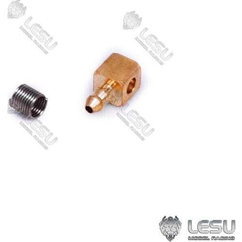 LESU Brass Nozzle for DIY Scania Hydraulic RC Excavator Truck Loader Forklift TH16981-SMT3