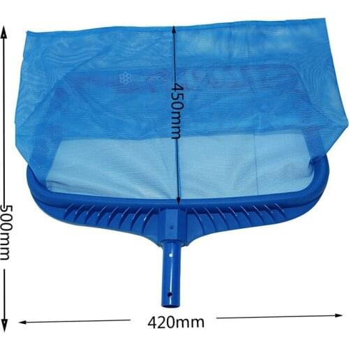 LBER Skimmer Net, Heavy Duty Leaf Rake Cleaning Tool, Fine Mesh Net Bag Catcher