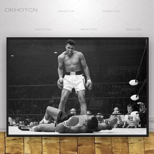 Muhammad Ali Art Canvas Painting Modern Home Decor Posters And Prints Bedroom Decoration Wall Art Picture For Living Room