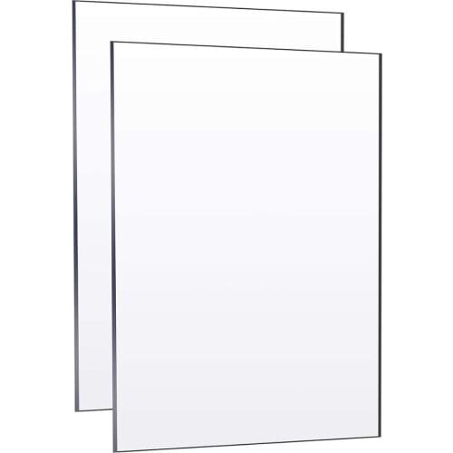 Acrylic Sheet Backing Board 2 Pack Sculpey Polymer Clay Sculpture Tools Art Craft Accessory Baking Cake Tools (Acrylic Sheet 15x