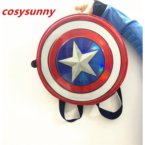 2021 hot new product childrens shield backpack boys' schoolbag round travel bag fashion leisure bag 28cm
