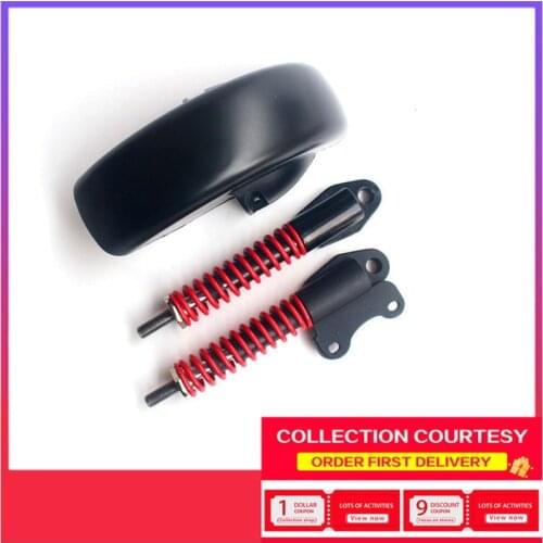 Coolride Adjustable shock absorbers bike suspension oil spring electric scooter folding skateboard with durable fender