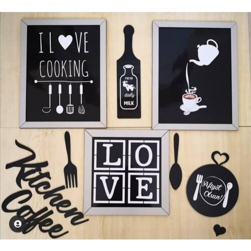 Happy wall window stickers coffee eat good wishes decorative wall stickers home decor bedroom living room supla removable white