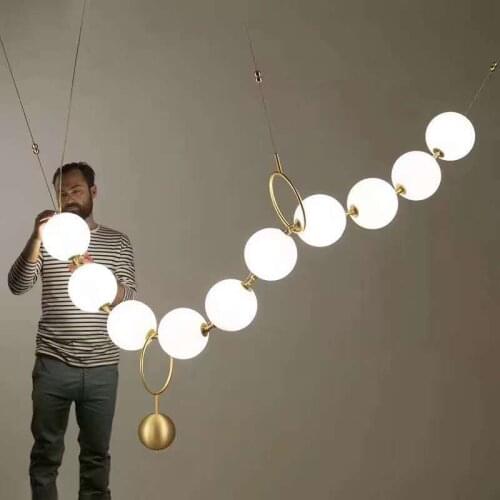 Nordic crystal diamond pendant lamp modern led chandelier design lamp luzes de teto lamparas de techo nordic decoration home