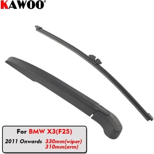 KAWOO Car Rear Wiper Blade Blades Back Window Wipers Arm For BMW X3(F25) Hatchback (2011 Onwards) 330mm Auto Windscreen Blade