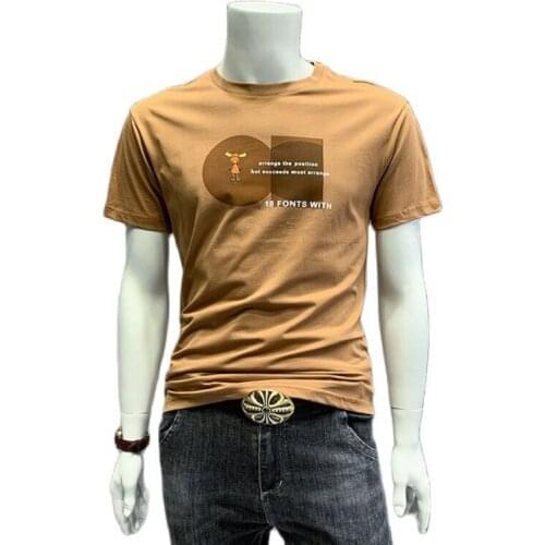 SZOLWY Men's T-shirts With Inscriptions