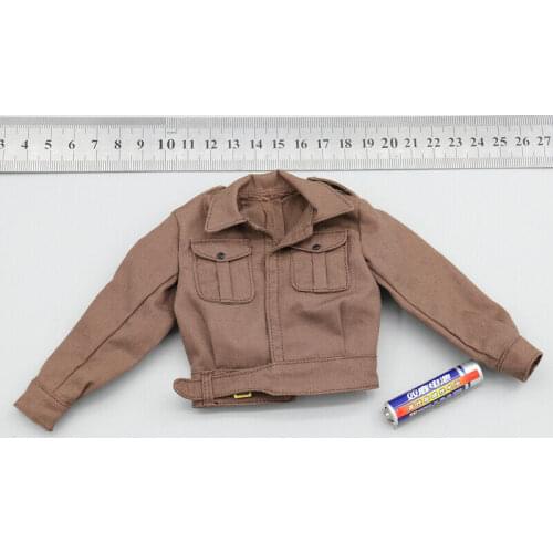 UD9005 1/6 Scale WWII British Army Locomotive Courier Jacket Model for 12" Doll