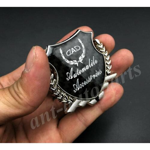 Carbon Fiber Metal Garson D.A.D Luxury Emblem Window Badge Decals Sticker JDM