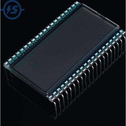 LCD Display Screen Semitransparent 5V 3.5 Digit Segment EDS803 TN Type Static Driving 50.8x30.48x2.8mm