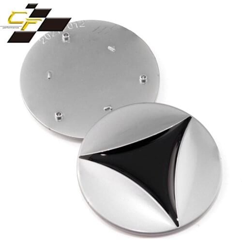 1pc 54mm Universal Hub Cap Stickers Wheel Center Zinc Alloy Black High Quality Auto Parts