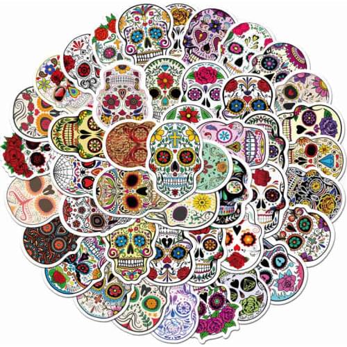 10/30/50PCS Horror Graffiti Cool Skull Stickers Waterproof PVC For Car Helmet Motorcycle Laptop Guitar Classic Toy Decal Sticker