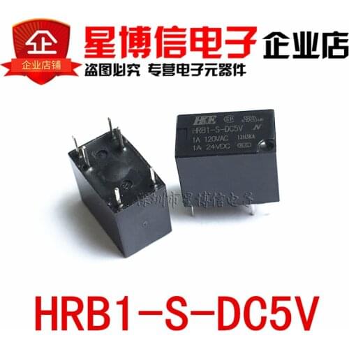 100PCS 100% new original relay HUI KE HRB1-S-DC5V HRB1-S-5V 6PIN DC5V HKE 5VDC