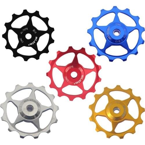 2 pcs/lot 13T/11T Tooth Bicycle Road MTB Bike Jockey Wheel Rear Derailleur Steel Pulley Jockey Wheel Fit For Shimano Sram