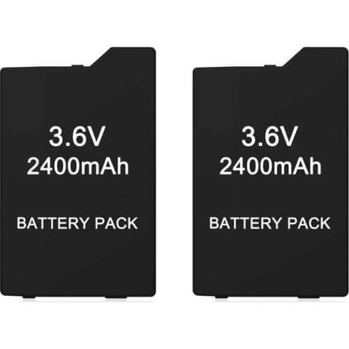 2400mAh 3.6V Rechargeable Lithium Ion Battery Pack Replacement Compatible With PSP3000 PSP2000 Console