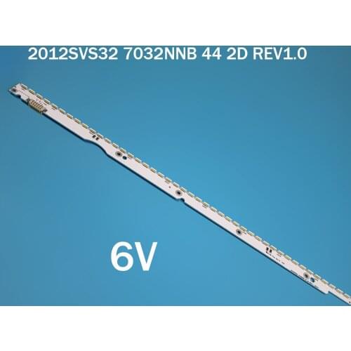 6V 32 inch LED Backlight Strip for Samsung TV 2012SVS32 7032NNB 2D V1GE-320SM0-R1 32NNB-7032LED-MCPCB UA32ES5500 44LEDs 406mm