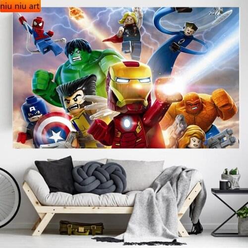 Diamond Painting Marvel Avengers Anime Diy Full Diamond Embroidery Diamond Mosaic Cross Stitch Kits Home Decoration Christmas