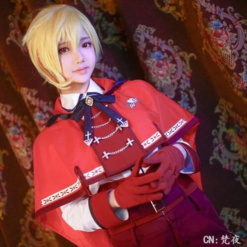 Ensemble Stars Rabits Nito Nazuna Forests Red Riding Hood Cosplay Costume COSPLAYONSEN full set