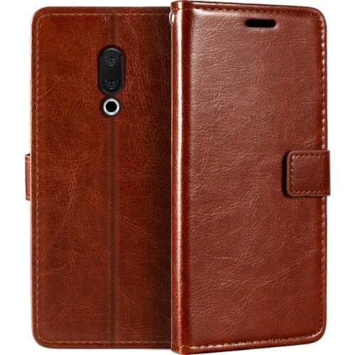Case For Meizu 15 Wallet Premium PU Leather Magnetic Flip Case Cover With Card Holder And Kickstand For Meizu 15