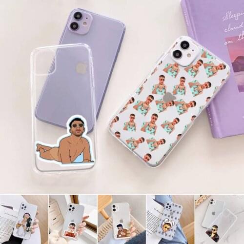 Yo Perreo Sola Bad Bunny Maluma Phone Case For iphone 12 11 mini x xs xr pro max 8 7 6s 6 5 5s 5c se plus Transparent soft
