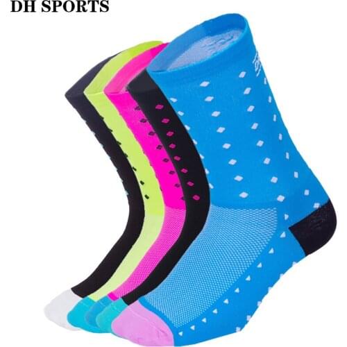 DH SPORTS Professional Cycling Socks Men Women Outdoor Sport Running Racing Compression Socks Bicycle Mountain Road Bike Socks