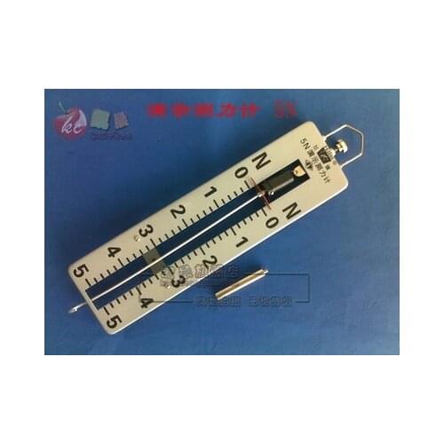 Dynamometer 5N all-metal Physical and mechanical apparatus Measuring teaching instrument free shipping