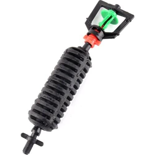 5-30sets Green Greenhouse Sprayer Nozzle Kit Rotary Irrigation Sprinkler System 6mm Sprinkler Irrigation 4/7mm Hose Connector