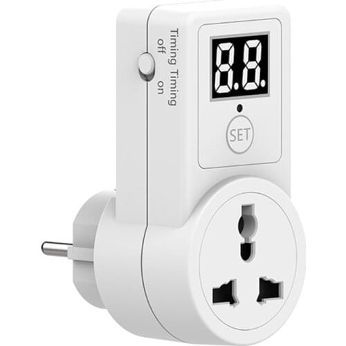 Electric EU Plug Countdown Socket Universal Socket Plug-in Timer Switch Timer ControlPhone Battery Electric car charge Electric