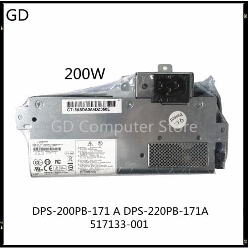 GD Original For HP Touchsmart 300 200W Power Supply DPS-200PB-171 A DPS-220PB-171A 517133-001 Full Tested Fast Ship