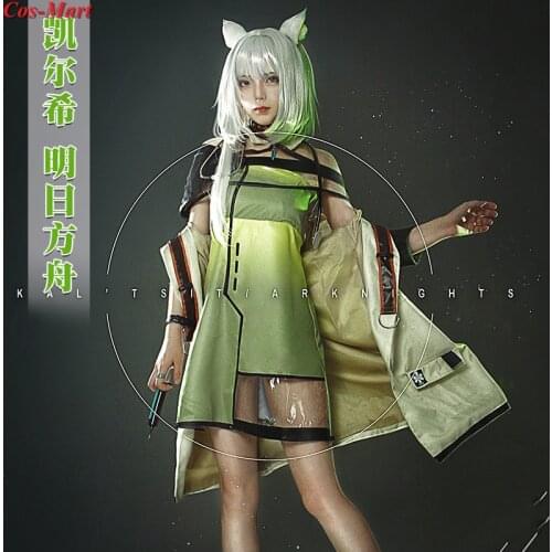 Hot Game Arknights Kaltsit Cosplay Costume Female Full Set Fashion Combat Uniform Carnival Party Role Play Clothing S-L In Stock