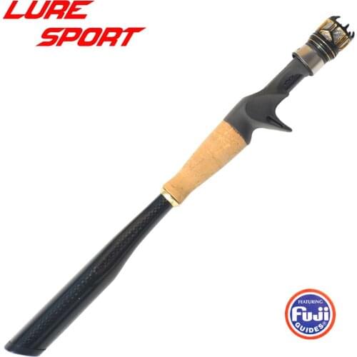 LureSport FUJI ACS Reel Seat Carbon 3K Woven Triangle Butt Grip Rod Building Component Handle Rod Repair DIY