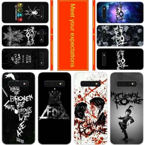 Soft Case for Samsung Note 20 10 9 8 TPU Silicone Cover Pack Note20plus Note10plus Bumper Bag Fitted Cases My Chemical Romance