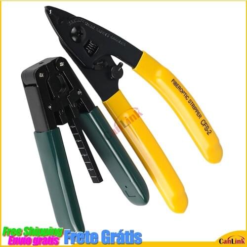 2-in-1 FTTH Splice fiber optic tool kits CFS-2 Fiber Optic Stripper+ cable sheath stripper toolkit Fiber Optic Cutting tool