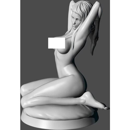 60mm Resin Model Kits The Sexy Naked Girl Figure Unpainted No Color RW-181