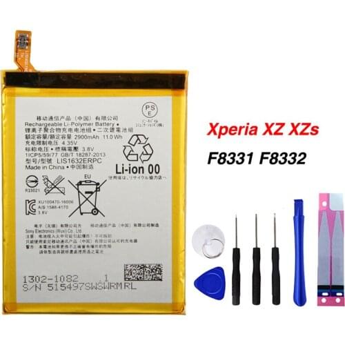 Original LIS1632ERPC Battery For Sony Xperia XZ XZs F8331 F8332 2900mAh