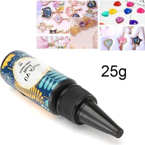 25g UV Resin Glue Clear Hard Glue Gel Solar Ultraviolet Cure Resina Activated For DIY Jewelry Mold Tools