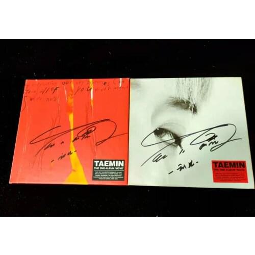 Signed SHINEE Lee Taemin autographed mini2nd album Move K-POP 102017