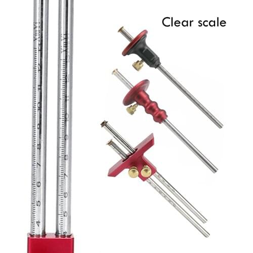 Adjustable European Double Headed Scribe Blade Tool Wooden Scribe-Line Crosswood-Out Tool Woodworking Tool
