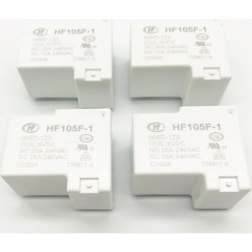 Relay HF- JQX-105F-1- 005D 012D 024D-1HS DC5V 12V 24V normally open 30A