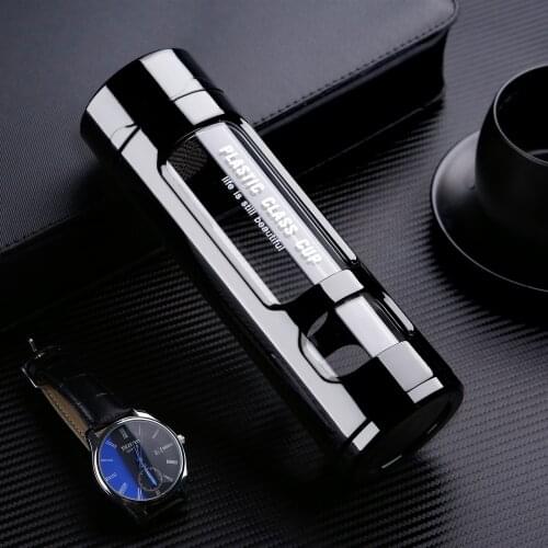 AIWILL glass AIWILL Glass water bottle cup readily original double cup with tea infuser bottles 400ml