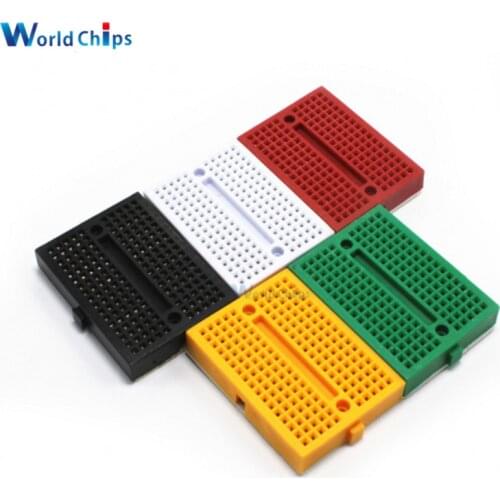 SYB-170 Mini Solderless Prototype Experiment Test Breadboard 170 Tie-points 35*47*8.5mm for arduino diy kit