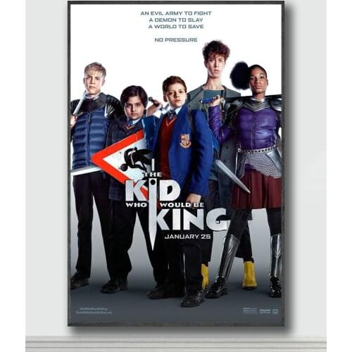 NJ137 The Kid Who Would Be King Movie 1 Silk Posters and Prints wall art Art Poster Home Decor