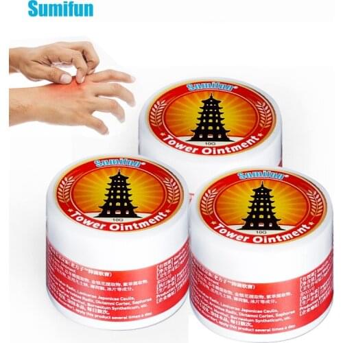 1Pcs 10g 100% Original Vietnam Gold Tower Ointment Anti-itch Cream Cold Headache Dizziness Heat Stroke Insect Mosquito Stings