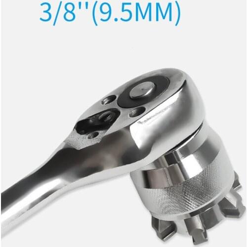 1PC 3/8 inch Drive 10-19 mm Adjustable Hex universal Socket Torque Ratchet Socket Adapter Wrench Head Spanner Sleeve Repair Tool