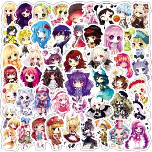10/30/50Pcs/Set Cartoon korean cute doll Graffiti kawaii Waterproof Skateboard Travel Suitcase Phone Laptop Luggage Stickers