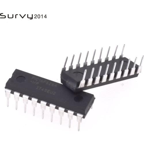 2 PCS PIC16F628A-I/P DIP-18 PIC16F628A PIC16F628 16F628 Flash-Based, 8-Bit CMOS Microcontrollers