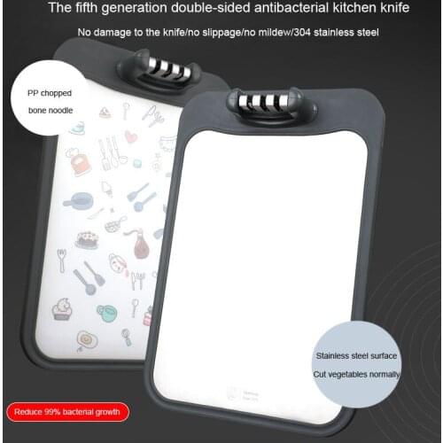 304 Stainless Steel Chopping Board Dual-Purpose Double-Sided Thickened Fruit Cut Plastic Classification